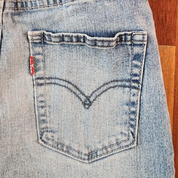 Levi's Boys Light Wash 514 Straight Jeans Size 12 Regular - Picture 14 of 15